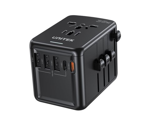 UNIWERSALNA PRZEJŚCIÓWKA SIECIOWA Z ZASILACZEM USB P1121ABK01 UNITEK