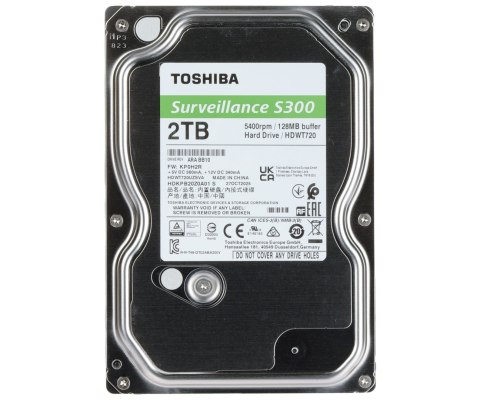 DYSK DO REJESTRATORA HDD-HDWT720UZSVA 2TB 24/7 TOSHIBA