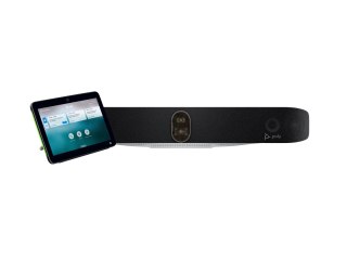HP Poly Studio X72 - Pasek wideo Wszystko w Jednym (pasek wideo, kontroler dotykowy Poly TC10) - Certyfikat Zoom, Certyfikat Mic