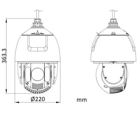 KAMERA IP SZYBKOOBROTOWA DS-2DE7A225IWG1-E AcuSense - 1080p 4.8 ... 120 mm Hikvision