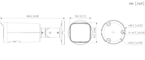 KAMERA WANDALOODPORNA IP IPC-HFW5559T-ASE-IL-0280B WizMind - 5 Mpx 2.8 mm DAHUA