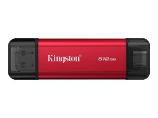 Kingston Dual - SSD - 512 GB - zewnętrzny (przenośne) - USB 3.2 Gen 2