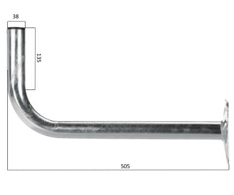 UCHWYT MUROWY UML-38L50/HDG