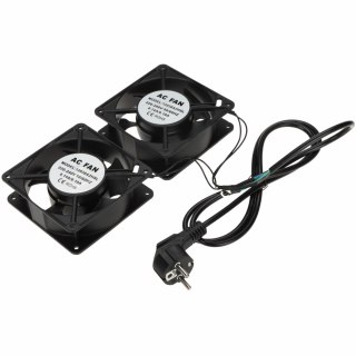 WENTYLATOR A19-2W-B ZASTOSOWANIE: SZAFY RACK