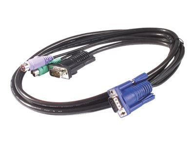 APC - Kabel klawiatura / video / mysz (KVM) - PS/2, HD-15 (VGA) (M) - 3.66 m - dla KVM Switch