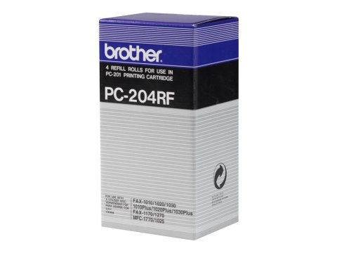 Brother - 4 szt. - czarny - wkład taśmy drukarki atramentowej (transfer termiczny) - dla Brother MFC-1770, 1780, 1870, 1970; FAX