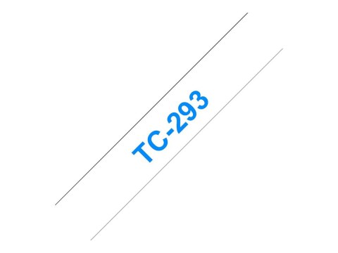 Brother - Biały, niebieski - Rolka (0,9 cm x 7,7 m) 1 szt. Taśma laminowana do drukarki - dla P-Touch PT-15, PT-20, PT-2000, PT-