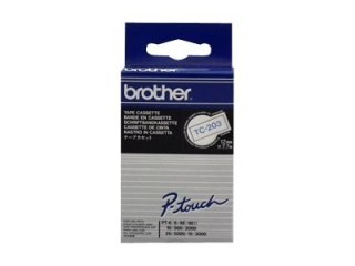 Brother - Biały, niebieski - Rolka (1,2 cm x 7,7 m) 1 szt. Taśma laminowana do drukarki - dla P-Touch PT-15, PT-20, PT-2000, PT-