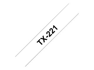 Brother - Czarny, biały - Rolka (0,9 cm x 15,2 m) 1 kaseta(y) taśma laminowana - dla P-Touch PT-7000, PT-8000, PT-PC