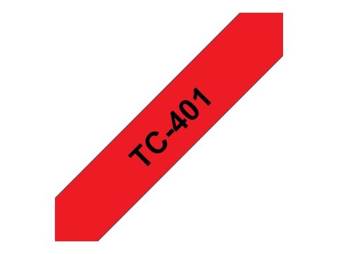Brother - Czarny, czerwony - Rolka (1,2 cm x 7,7 m) 1 szt. Taśma laminowana do drukarki - dla P-Touch PT-15, PT-20, PT-2000, PT-