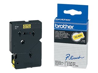 Brother - Czarny, żółty - Wałek (1,2 cm x 8 m) 1 kaseta(y) taśma laminowana - dla P-Touch PT-2000, PT-3000, PT-500, PT-5000, PT-