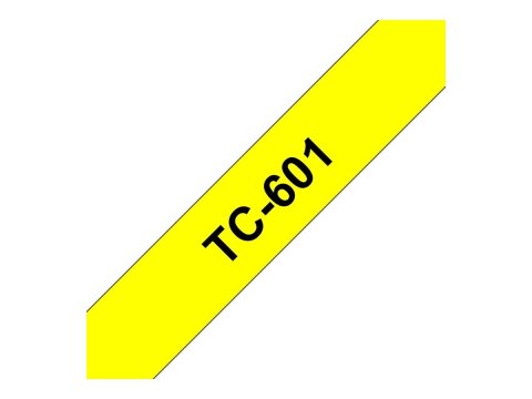 Brother - Czarny, żółty - Wałek (1,2 cm x 8 m) 1 kaseta(y) taśma laminowana - dla P-Touch PT-2000, PT-3000, PT-500, PT-5000, PT-