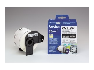 Brother DK-11209 - Czarny na białym - 800 nalepki adresowe - dla Brother QL-1050, QL-500, QL-550, QL-560, QL-570, QL-650, QL-710
