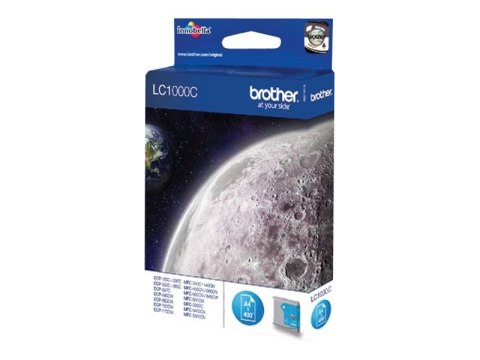 Brother LC1000C - Cyjan - oryginał - pojemnik na tusz - dla Brother DCP-330, 350, 353, 357, 560, 750, 770, MFC-465, 5460, 5860, 