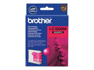 Brother LC1000M - Magenta - oryginał - pojemnik na tusz - dla Brother DCP-330, 350, 353, 357, 560, 750, 770, MFC-465, 5460, 5860