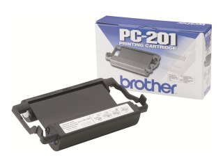 Brother PC201 - Czarny - taśma drukująca - dla Brother MFC-1770, MFC-1780, MFC-1870, MFC-1970; IntelliFAX 1170, 1270, 1570, 1575