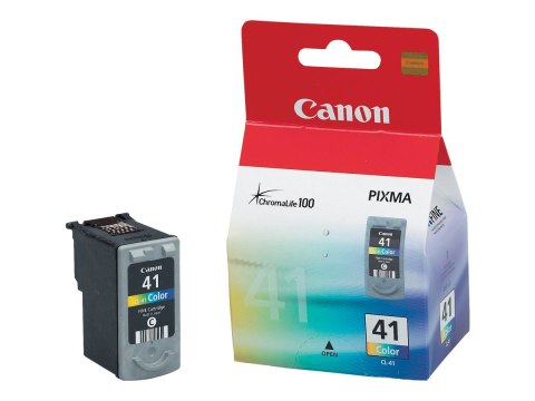Canon CL-41 - 12 ml - Wysoka Wydajność - kolor (cyjan, magenta, żółty) - oryginał - pojemnik na tusz - dla PIXMA iP1800, iP1900,