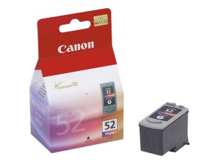 Canon CL-52 - Kolor (jasny cyjan, jasna magenta, czarny) - oryginał - pojemnik z atramentem - dla PIXMA iP6210D, iP6220D, iP6310