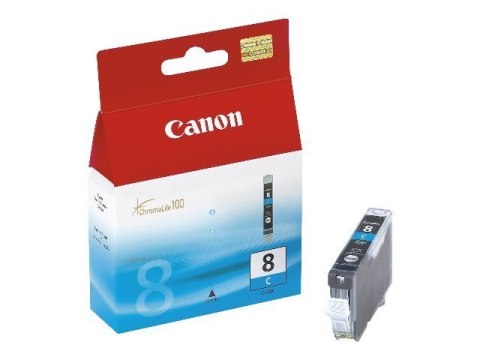 Canon CLI-8C - 13 ml - cyjan - oryginał - pojemnik z atramentem - dla PIXMA iP3500, iP4500, iP5300, MP510, MP520, MP610, MP960, 