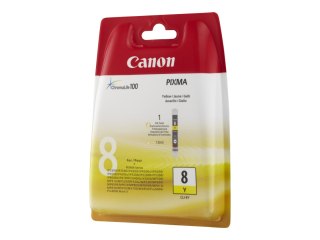 Canon CLI-8Y - 13 ml - żółty - oryginał - pojemnik z atramentem - dla PIXMA iP3500, iP4500, iP5300, MP510, MP520, MP610, MP960, 