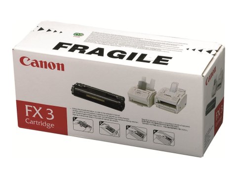 Canon FX-3 - Czarny - oryginał - Toner - dla CFX-L3500; FAX L220, L295; FAXPHONE L80; LASER CLASS 1060, 20XX; MultiPASS L60, L90