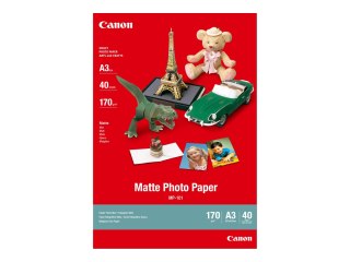 Canon MP-101 - A3 (297 x 420 mm) - 170 g/m² - 40 arkusz(-y) papier fotograficzny - dla i6500, 9100, 9950; PIXMA iX7000; S6300, 9
