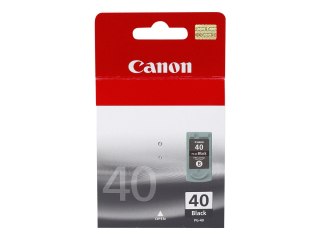 Canon PG-40BK - 16 ml - Wysoka Wydajność - czerń pigmentowa - oryginał - pojemnik na tusz - dla FAX JX210; PIXMA iP1800, iP1900,