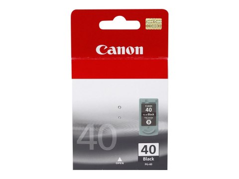 Canon PG-40BK - 16 ml - Wysoka Wydajność - czerń pigmentowa - oryginał - pojemnik na tusz - dla FAX JX210; PIXMA iP1800, iP1900,