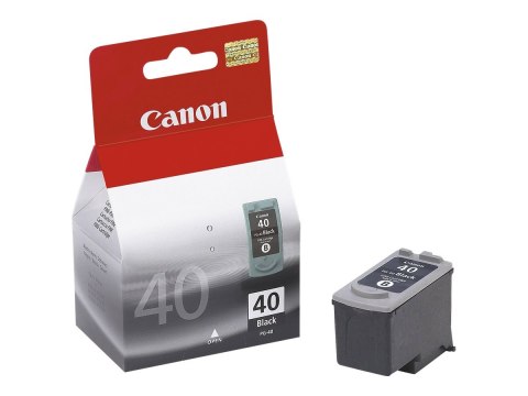 Canon PG-40BK - 16 ml - Wysoka Wydajność - czerń pigmentowa - oryginał - pojemnik na tusz - dla FAX JX210; PIXMA iP1800, iP1900,