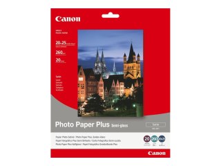 Canon Photo Paper Plus SG-201 - Półbłyszcząca - 203 x 254 mm - 260 g/m² - 20 arkusz(-y) papier fotograficzny - dla PIXMA iP3300,