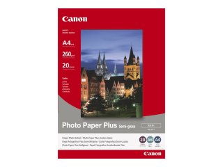 Canon Photo Paper Plus SG-201 - Półbłyszcząca satyna - 101,6 x 152,4 mm - 260 g/m² - 50 arkusz(-y) papier fotograficzny - dla PI