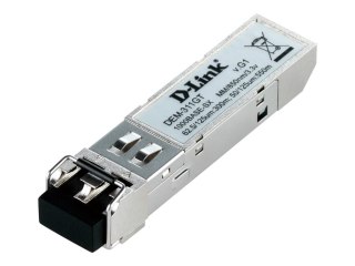 D-Link DEM 311GT - Moduł nadajnik/odbiornik SFP (mnini GBIC) - 1GbE - 1000Base-SX - LC wielomodowy - do 550 m - 850 nm - dla DGS