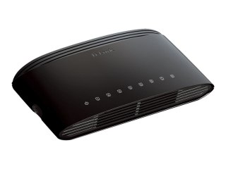 D-Link DES 1008D - Przełącznik - niezarządzalny - 8 x 10/100 - stacjonarny
