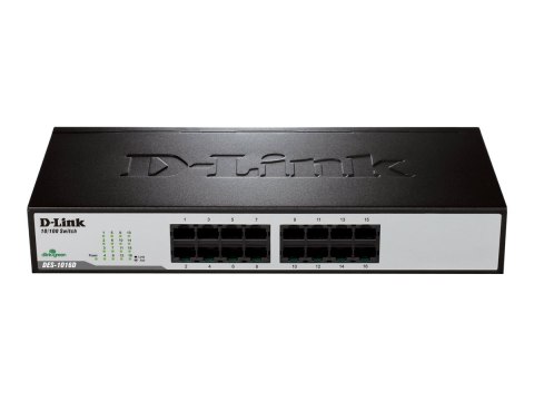 D-Link DES 1016D - Przełącznik - 16 x 10/100 - stacjonarny