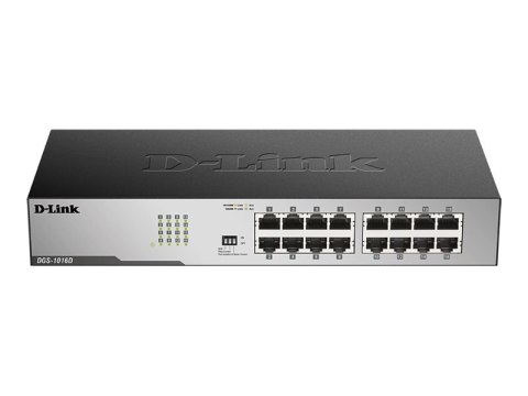 D-Link DGS 1016D - Przełącznik - 16 x 10/100/1000 - stacjonarny