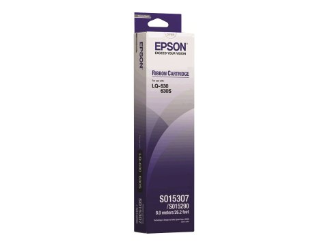Epson - Czarny - 24 igłowa - taśma drukująca - dla LQ 630, 630S