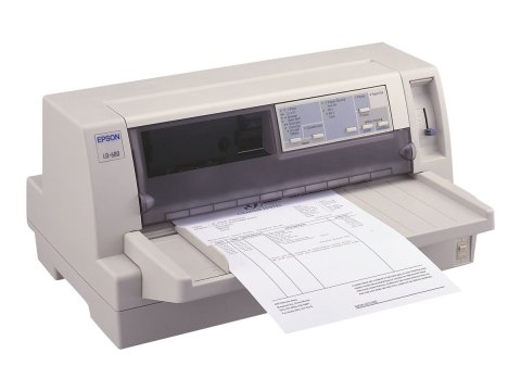Epson LQ 680Pro - Drukarka - czarno-biały - matryca kropkowa - 305 x 420 mm, 305 mm (szerokość) - 360 dpi - 24 igłowa - do 465 z