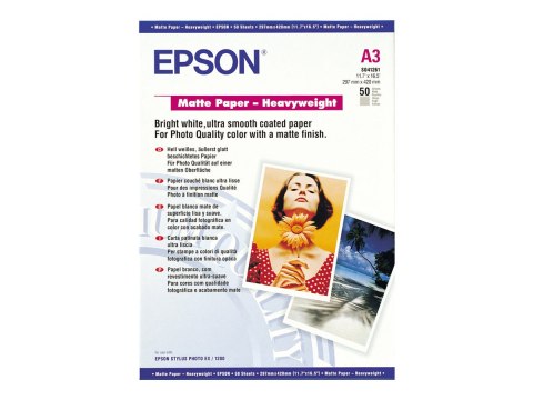 Epson - Matowe - A3 (297 x 420 mm) - 167 g/m² - 50 arkusz(-y) papier - dla EcoTank ET-16500, 7750; SureColor P5000, P800, SC-P10