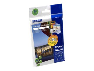 Epson Premium Semigloss Photo Paper - Półbłyszcząca - 100 x 150 mm - 251 g/m² - 50 arkusz(-y) papier fotograficzny - dla EcoTank