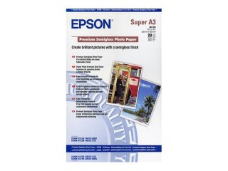 Epson Premium Semigloss Photo Paper - Półbłyszcząca - A3 plus (329 x 423 mm) 20 arkusz(-y) papier fotograficzny - dla SureColor 