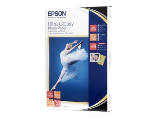 Epson Ultra Glossy Photo Paper - Połyskujące - 100 x 150 mm 50 arkusz(-y) papier fotograficzny - dla EcoTank ET-1810, 2810, 2811