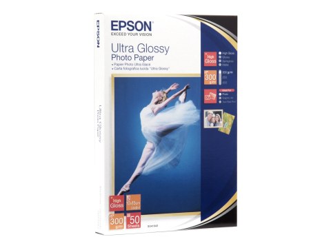 Epson Ultra Glossy Photo Paper - Połyskujące - 100 x 150 mm 50 arkusz(-y) papier fotograficzny - dla EcoTank ET-1810, 2810, 2811