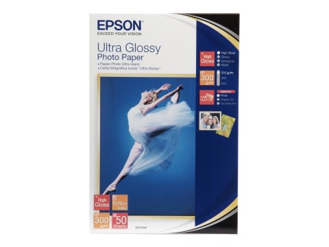 Epson Ultra Glossy Photo Paper - Połyskujące - 100 x 150 mm 50 arkusz(-y) papier fotograficzny - dla EcoTank ET-1810, 2810, 2811