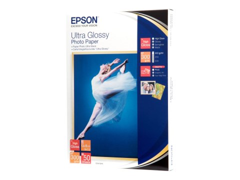 Epson Ultra Glossy Photo Paper - Połyskujące - 130 x 180 mm 50 arkusz(-y) papier fotograficzny - dla EcoTank ET-1810, 2810, 2811