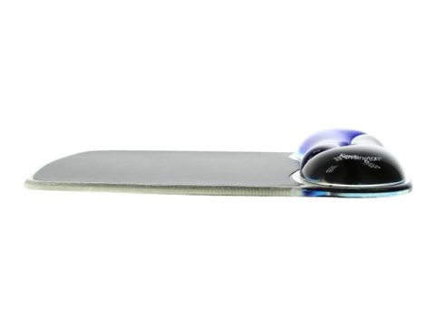 Kensington Duo Gel Mouse Pad Wrist Rest - Podkładka pod mysz z poduszką pod nadgarstek - czarny, niebieski - Zgodność z TAA