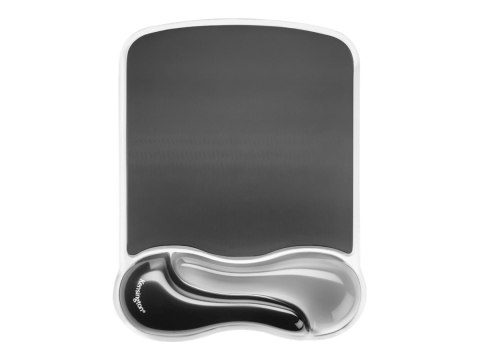 Kensington Duo Gel Mouse Wristrest Wave - Podkładka pod mysz z poduszką pod nadgarstek - grafit w dwóch odcieniach