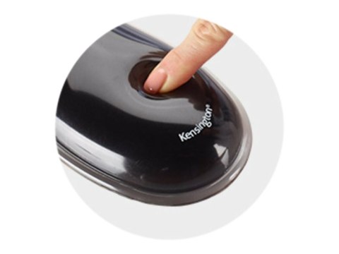 Kensington Duo Gel Mouse Wristrest Wave - Podkładka pod mysz z poduszką pod nadgarstek - grafit w dwóch odcieniach