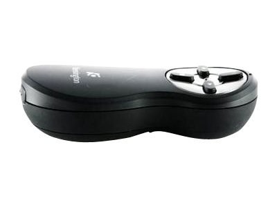 Kensington Si600 Wireless Presenter with Laser Pointer - Pilot do prezentacji - 4 przyciski - radio - czarny