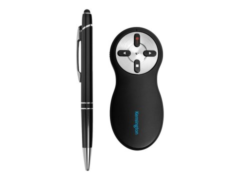 Kensington Si600 Wireless Presenter with Laser Pointer - Pilot do prezentacji - 4 przyciski - radio - czarny