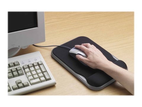 Kensington Sports Contour Gel Mouse Wrist Pad - Podkładka pod mysz z poduszką pod nadgarstek - czarny